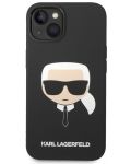 Калъф Karl Lagerfeld - MS Karl Head, iPhone 13/14, черен - 1t